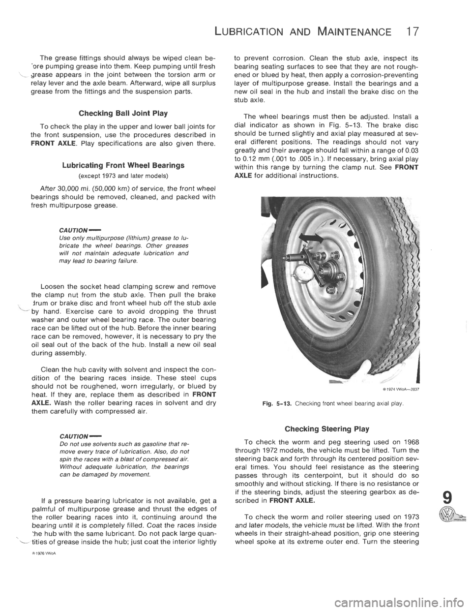 VOLKSWAGEN T2 1968  Service Manual 