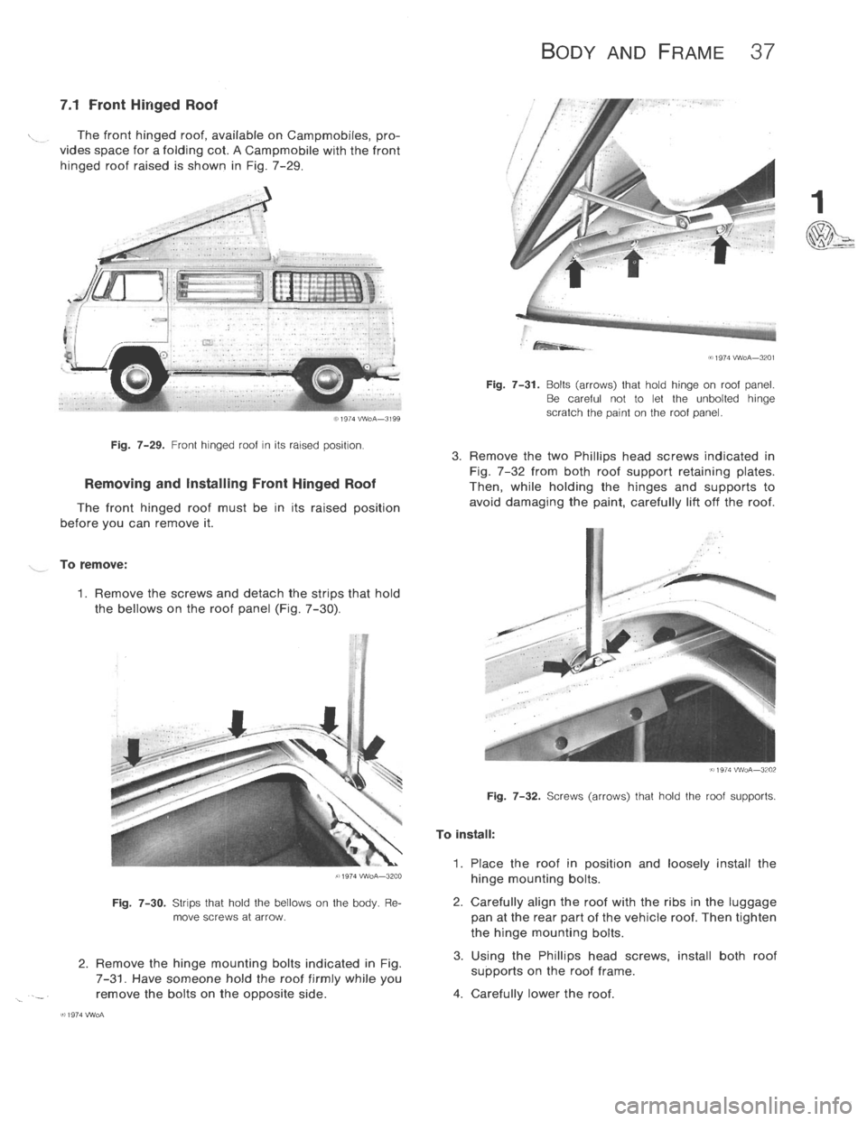 VOLKSWAGEN T2 1968  Service Manual 