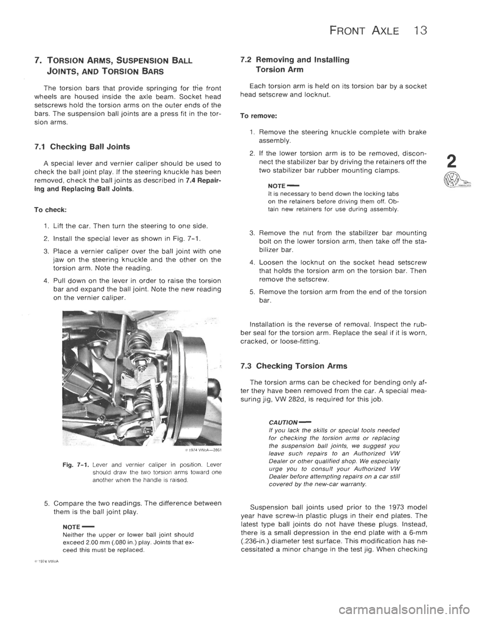 VOLKSWAGEN T2 1968  Service Manual 