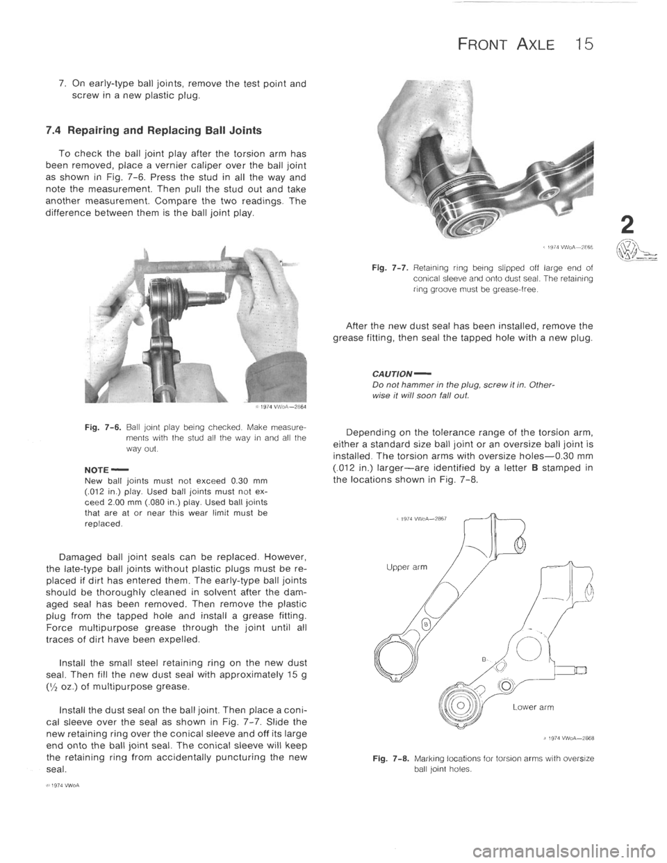 VOLKSWAGEN T2 1968  Service Manual 