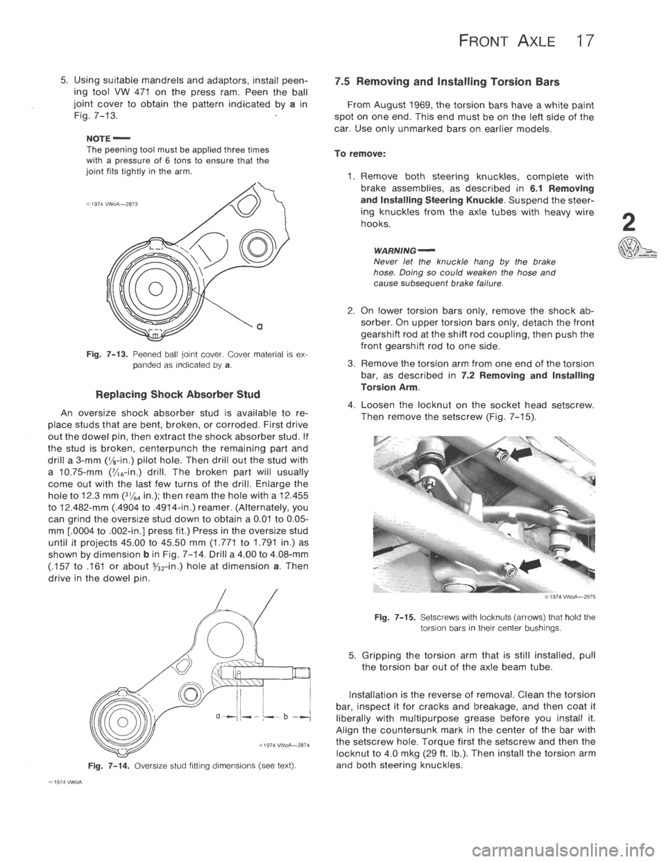 VOLKSWAGEN T2 1968  Service Manual 