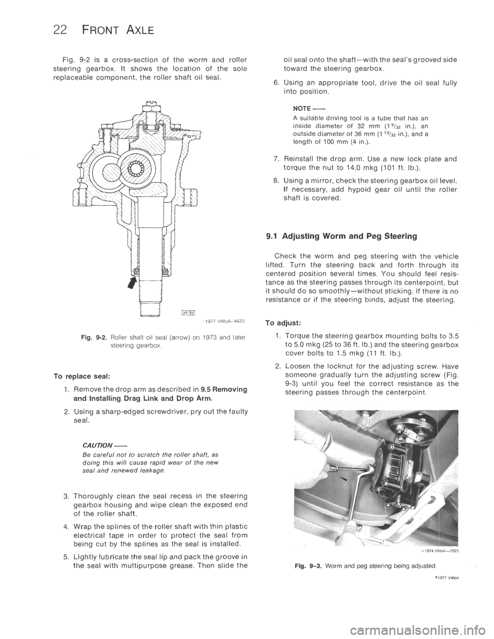 VOLKSWAGEN T2 1968  Service Manual 