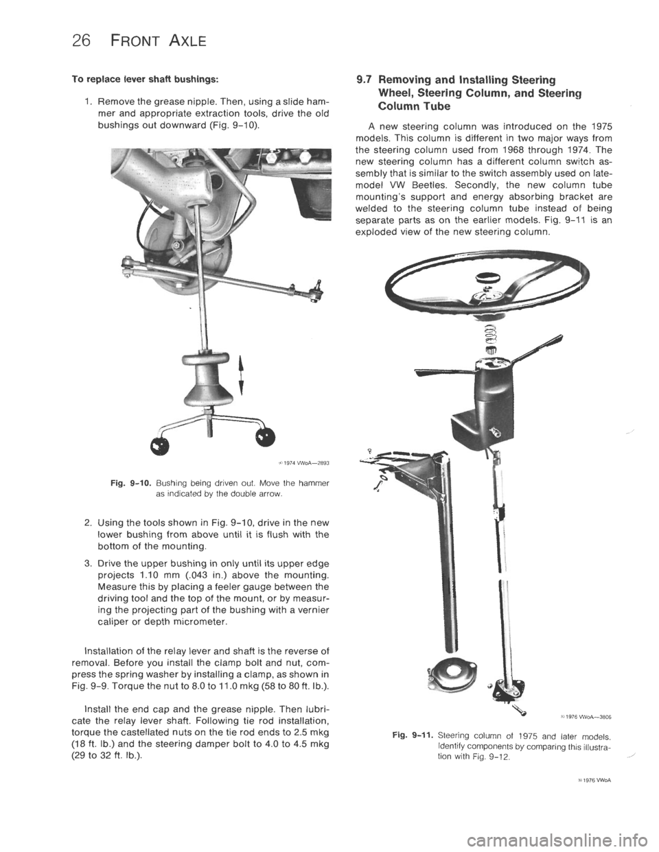 VOLKSWAGEN T2 1968  Service Manual 