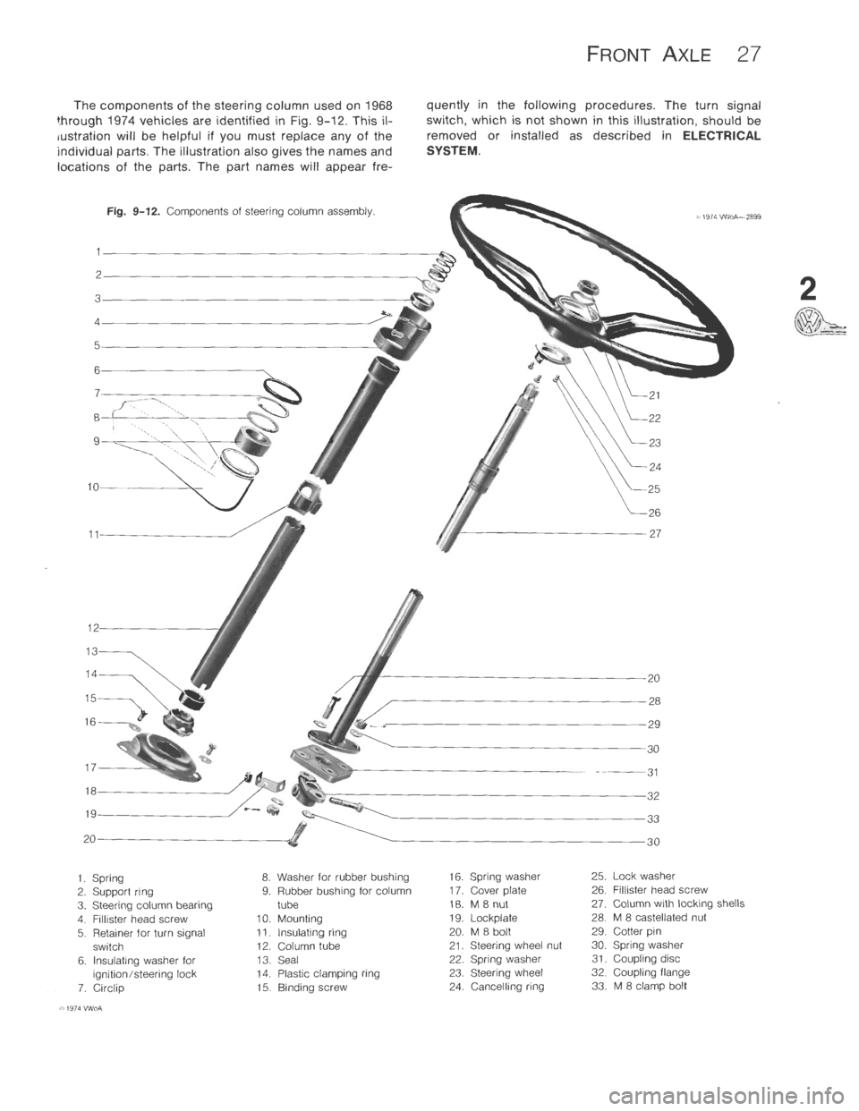 VOLKSWAGEN T2 1968  Service Manual 
