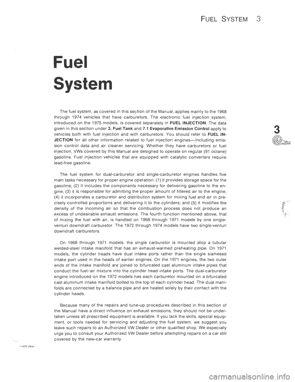 VOLKSWAGEN T2 1968  Service Manual 