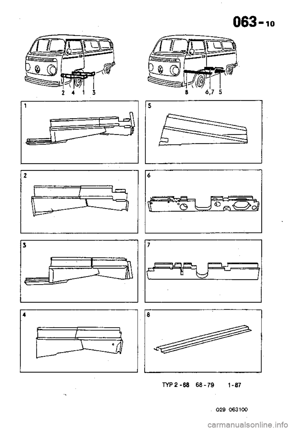 VOLKSWAGEN T2 1975  Repair Manual 