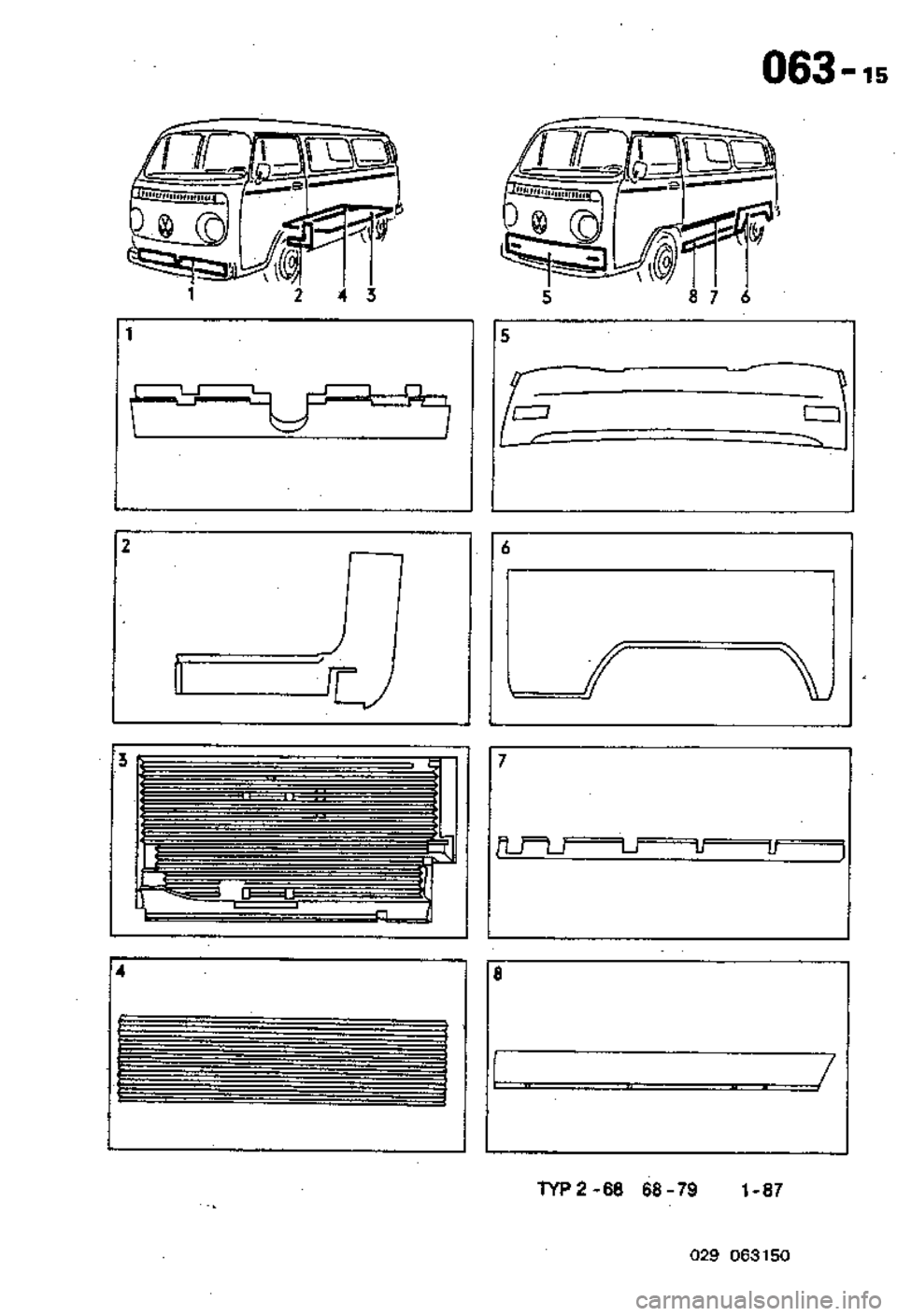 VOLKSWAGEN T2 1975  Repair Manual 