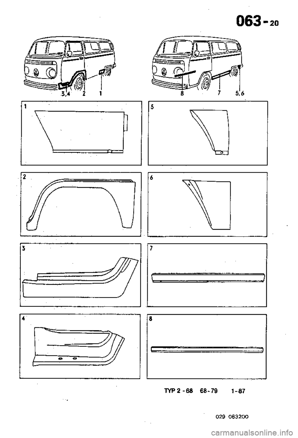 VOLKSWAGEN T2 1975  Repair Manual 