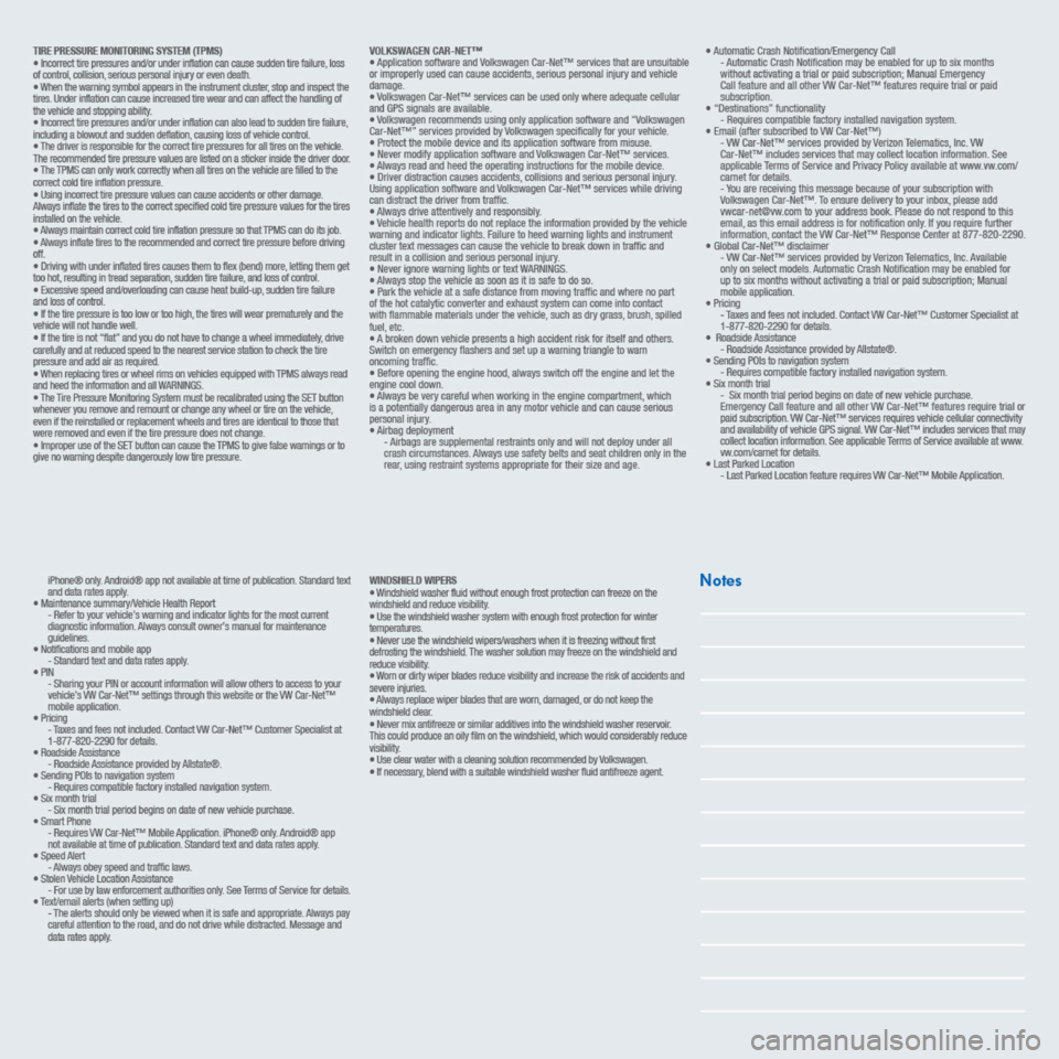 VOLKSWAGEN PASSAT CC 2014 1.G Quick Start Guide 