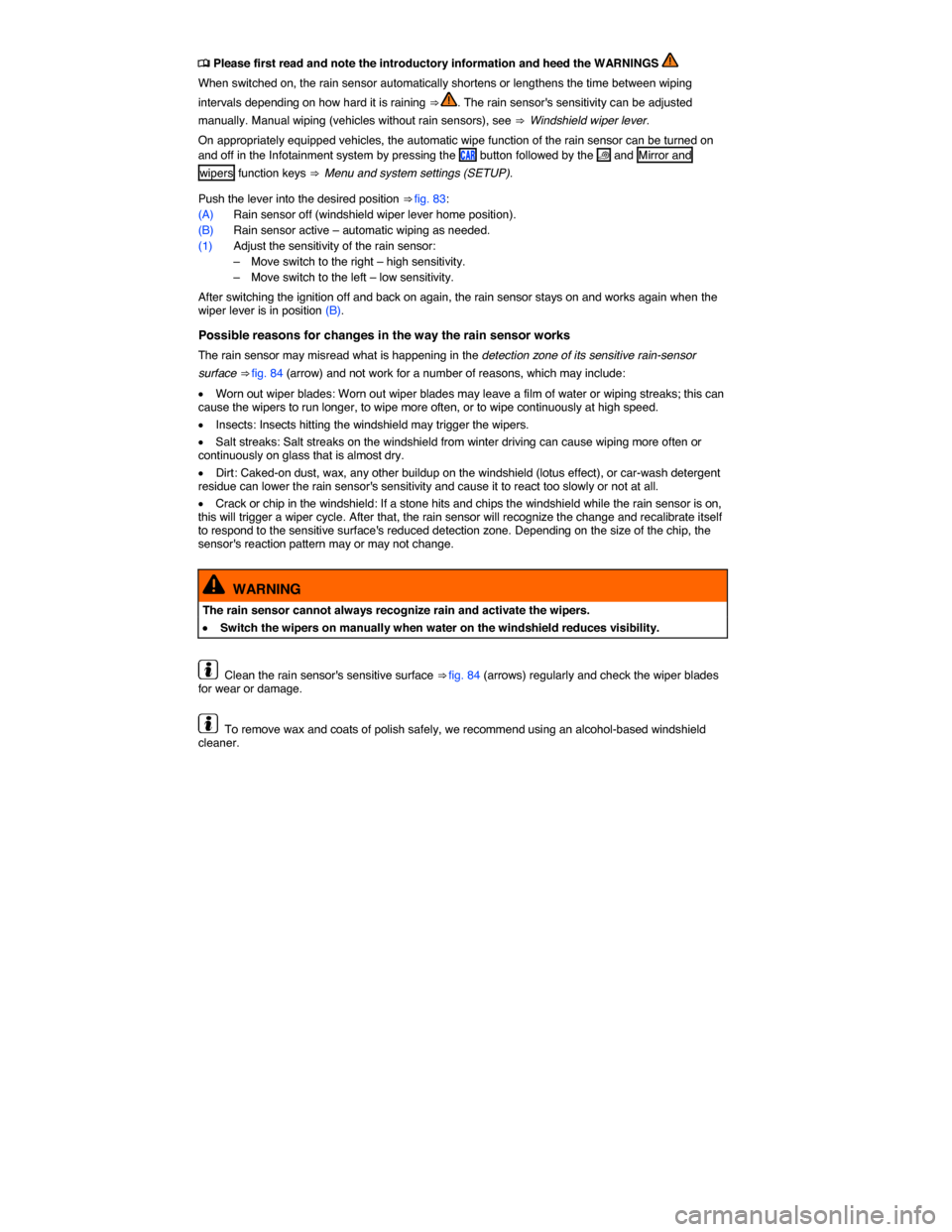 VOLKSWAGEN GOLF SPORTWAGEN 2015 5G / 7.G Owners Manual  
 
