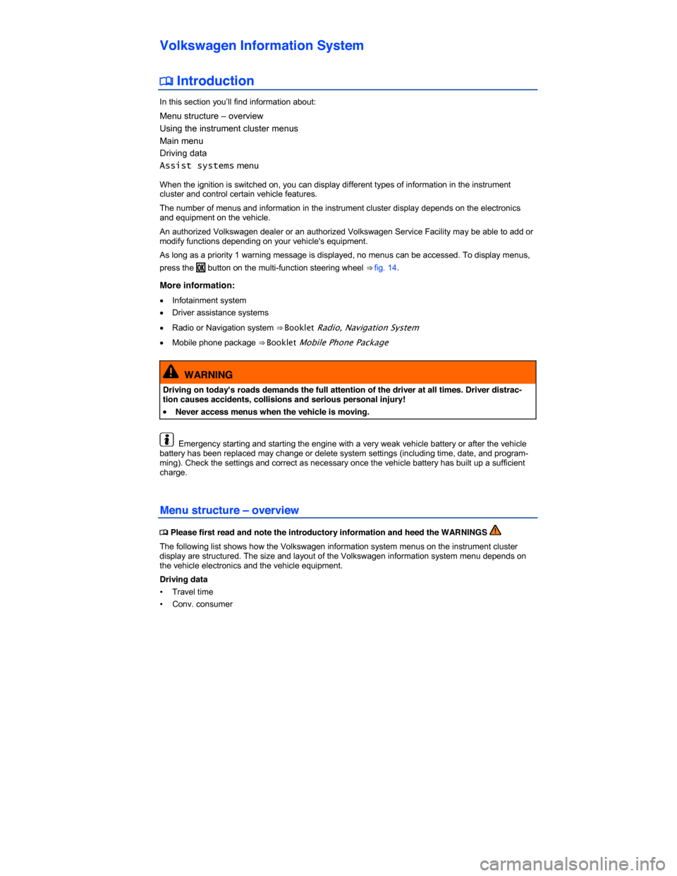 VOLKSWAGEN GOLF SPORTWAGEN 2015 5G / 7.G Owners Manual  
Volkswagen Information System 
 
