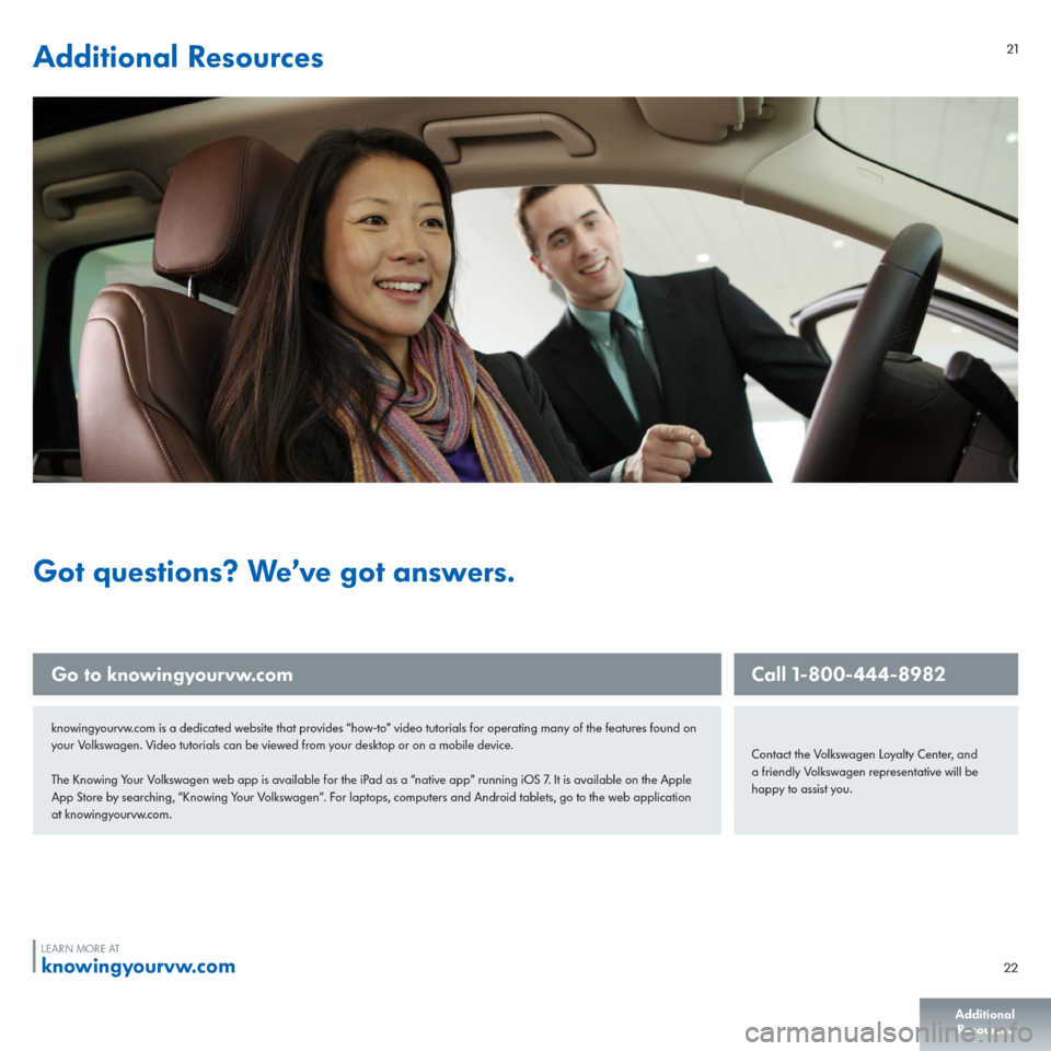 VOLKSWAGEN TOUAREG 2015 2.G Quick Start Guide 