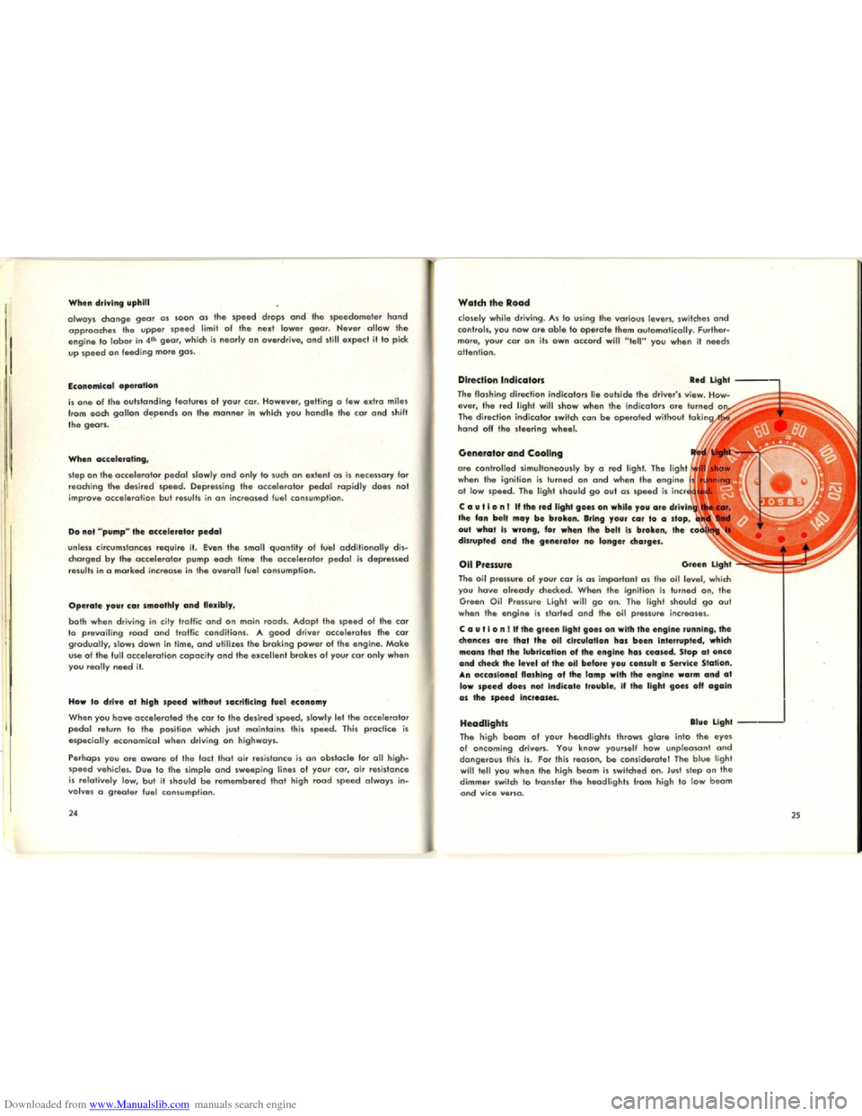VOLKSWAGEN KARMANN GHIA 1958 1.G Owners Manual Downloaded from www.Manualslib.com manuals search engine   