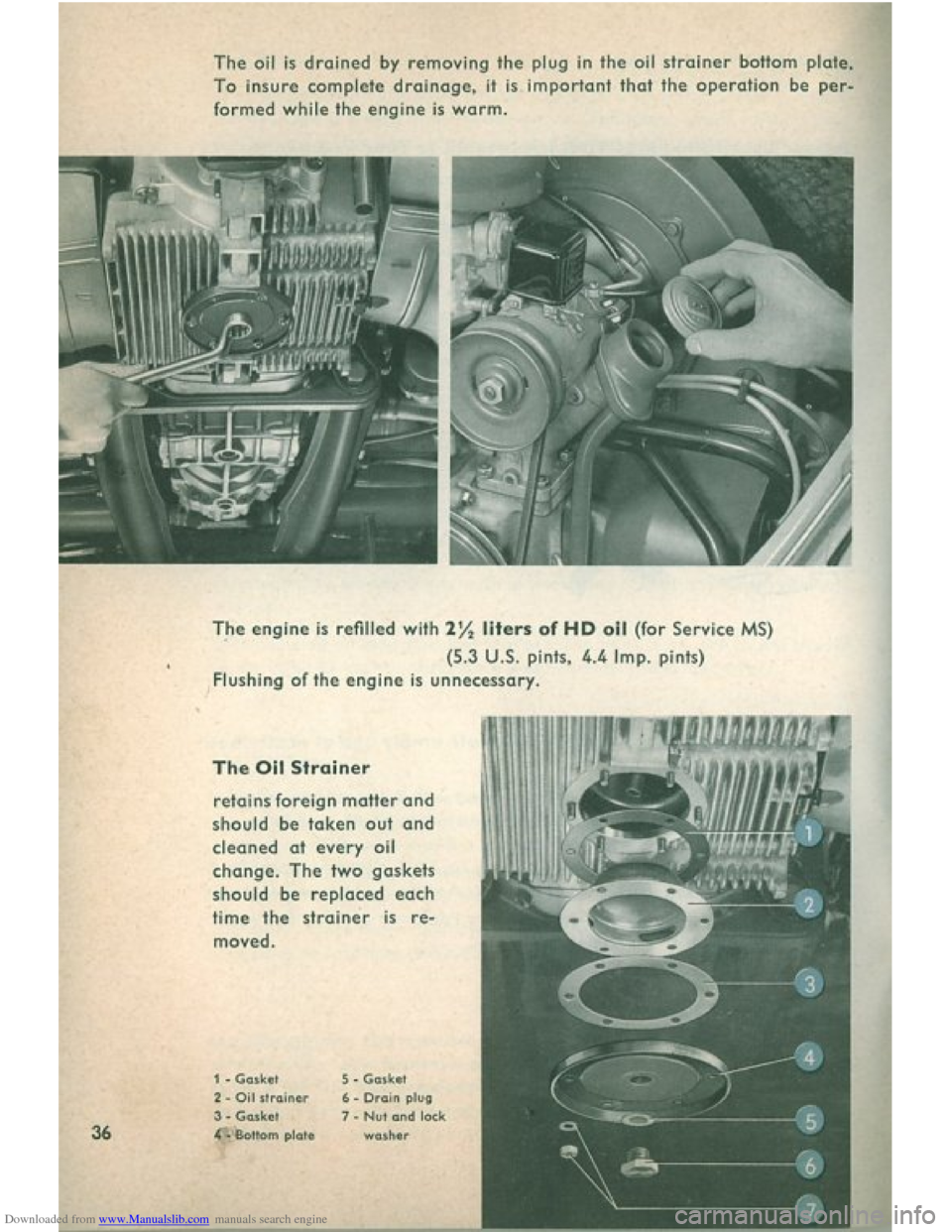 VOLKSWAGEN BEETLE 1960 1.G Owners Manual Downloaded from www.Manualslib.com manuals search engine   