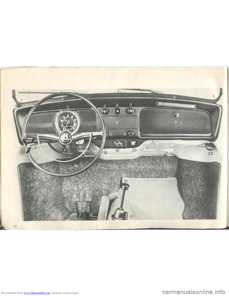 VOLKSWAGEN BEETLE 1970 1.G Owners Manual Downloaded from www.Manualslib.com manuals search engine   