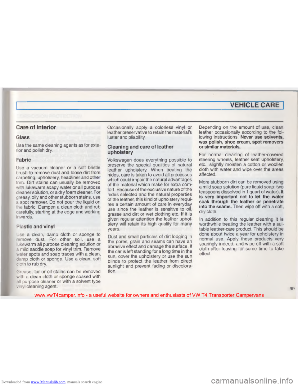 VOLKSWAGEN TRANSPORTER 1993 T4 / 4.G Owners Manual Downloaded from www.Manualslib.com manuals search engine -
\001
\032 \001
\t \001
\) \001
& &8
@ \001
$ \001
\030 \001
& \001
\032 \001
\025
\033
&\)
&
&\)
\025 \031
\001
\( &\001
&
#
\002
& \001
\ VOLKSWAGEN TRANSPORTER 1993 T4 / 4.G Owners Manual Downloaded from www.Manualslib.com manuals search engine -
\001
\032 \001
\t \001
\) \001
& &8
@ \001
$ \001
\030 \001
& \001
\032 \001
\025
\033
&\)
&
&\)
\025 \031
\001
\( &\001
&
#
\002
& \001
\