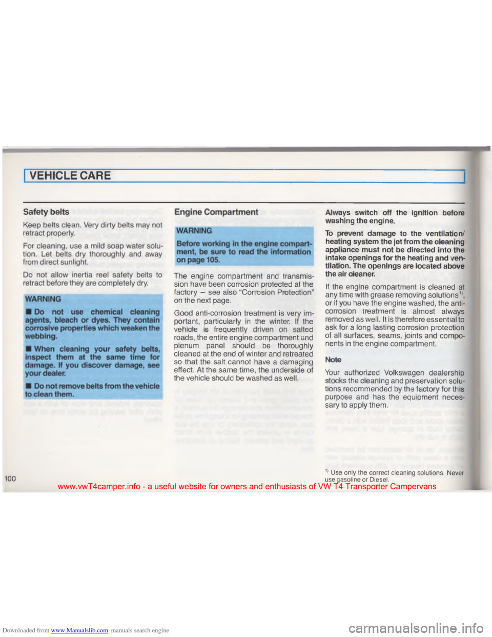 VOLKSWAGEN TRANSPORTER 1993 T4 / 4.G Owners Manual Downloaded from www.Manualslib.com manuals search engine >
\005
\007\007
\003\(
4
#
$ "#
\030
2 2
\017
$
\017 \005
\017\031
\017
\013
"
\(
] \001
 
\017
\017
P !
\017
\036
\013 "
\006 V
\007\001
+
U ;