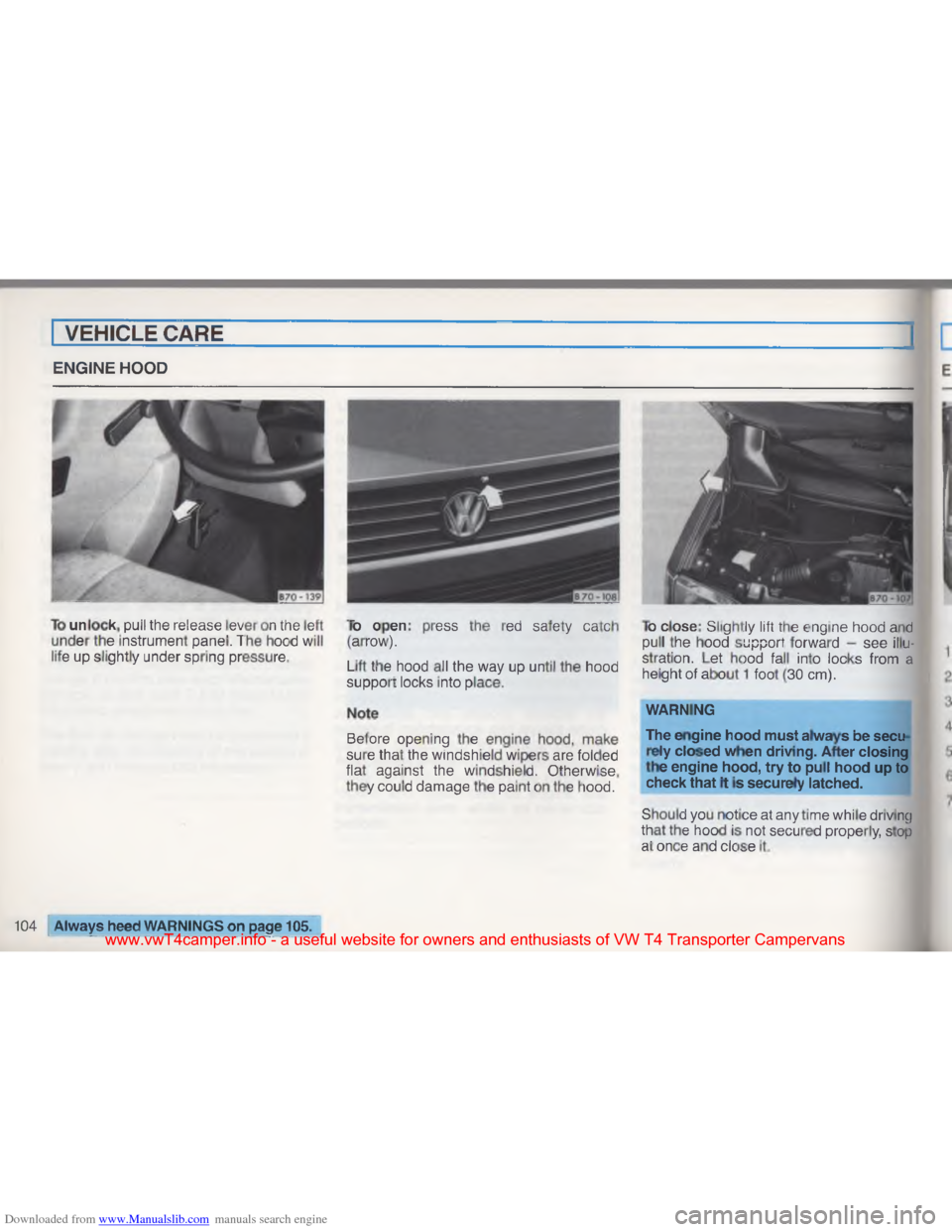 VOLKSWAGEN TRANSPORTER 1993 T4 / 4.G Owners Manual Downloaded from www.Manualslib.com manuals search engine >
-\036 \003
#; \005
$
5
#
\)
\)\001
\033
#
>
\021
! 7
E%
\003 ;
\)
,
*
& "
\007
#
; \f
K
\003
\036
#;
# \036
#
"
3

\017

"
\033
 \002

\005\\