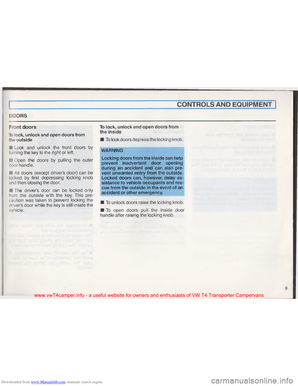 VOLKSWAGEN TRANSPORTER 1993 T4 / 4.G Owners Manual Downloaded from www.Manualslib.com manuals search engine \007
\021
>"\0361
F
\007 \002\001
J
\002
#
"
\007
7 \003
\036
\001
\002 +
I
W \001
T
\002 \002
\036 -\001
&$
\021 \036
, \)
\003
-
\t
\030 VOLKSWAGEN TRANSPORTER 1993 T4 / 4.G Owners Manual Downloaded from www.Manualslib.com manuals search engine \007
\021
>"\0361
F
\007 \002\001
J
\002
#
"
\007
7 \003
\036
\001
\002 +
I
W \001
T
\002 \002
\036 -\001
&$
\021 \036
, \)
\003
-
\t
\030