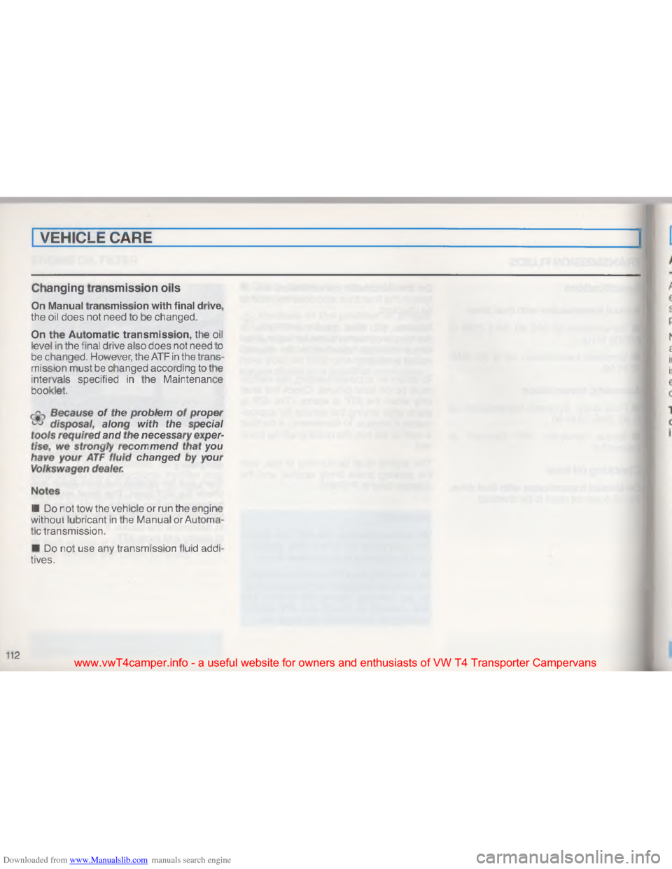 VOLKSWAGEN TRANSPORTER 1993 T4 / 4.G Owners Manual Downloaded from www.Manualslib.com manuals search engine \021
\006.
\007
,
\036
2 \001
\(
\036
#
\036
/
\036 ,
\036
%
\036
\036
\007 \003
#
\021 \013
\036 ;E
# U
, \006/
\036
>
%
* \037,
K
"
,
\022\00