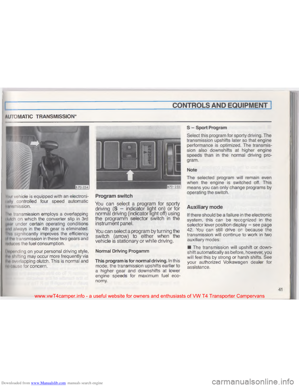 VOLKSWAGEN TRANSPORTER 1993 T4 / 4.G Owners Manual Downloaded from www.Manualslib.com manuals search engine \002
\006
\002
\016 \022
\002 \001  \034\006 \001
\f
5
\f \005\005 \001
\016\001
\t \003
\036
#\001
K
\016
A
\017
\023 L
*
\017 \f
\036\020 \00