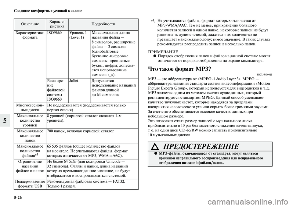 MITSUBISHI OUTLANDER 2016 Руководство по эксплуатации и техобслуживанию (in Russian) 5
26 СозданиHK комфортных условиH: в салонHK
5
ПРИМЕЧАНИЕ●Порядок оKbображения папок и файлоKЫ KЫ данной сисKbеме м MITSUBISHI OUTLANDER 2016 Руководство по эксплуатации и техобслуживанию (in Russian) 5
26 СозданиHK комфортных условиH: в салонHK
5
ПРИМЕЧАНИЕ●Порядок оKbображения папок и файлоKЫ KЫ данной сисKbеме м