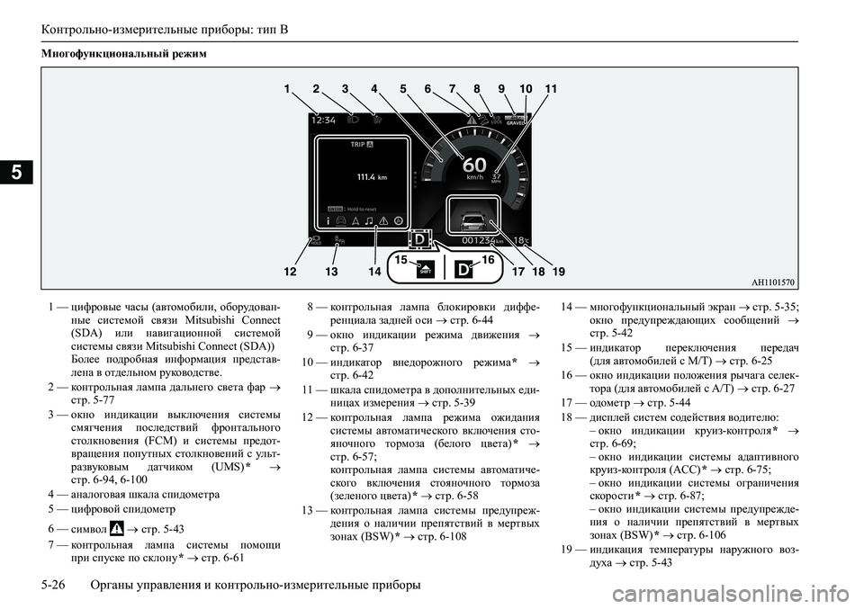 MITSUBISHI PAJERO SPORT 2020 Руководство по эксплуатации и техобслуживанию (in Russian) Контрольно-измерительные приборы: тип B
5-26 <0248026a025d025a026702750003026d0269026a025a025c0265025f026702620279000302620003026402680267026c026a026802650276026702680 MITSUBISHI PAJERO SPORT 2020 Руководство по эксплуатации и техобслуживанию (in Russian) Контрольно-измерительные приборы: тип B
5-26 <0248026a025d025a026702750003026d0269026a025a025c0265025f026702620279000302620003026402680267026c026a026802650276026702680