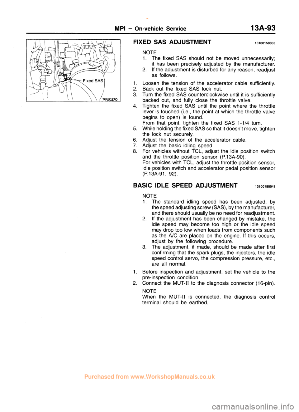 MITSUBISHI CARISMA 1995  Workshop Manual 
 
www.WorkshopManuals.co.uk

 
Purchased from www.WorkshopManuals.co.uk 