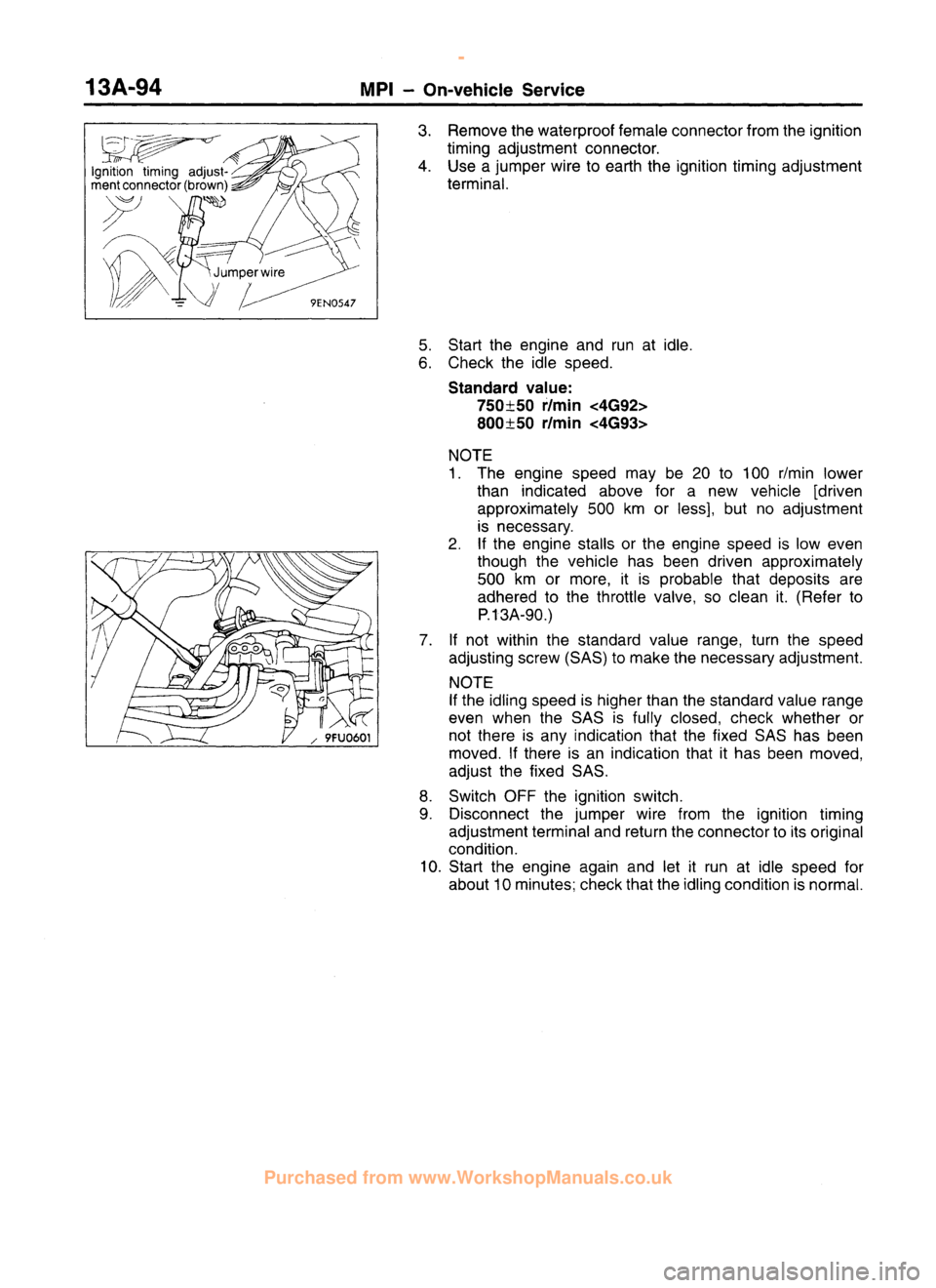 MITSUBISHI CARISMA 1995  Workshop Manual 
 
www.WorkshopManuals.co.uk

 
Purchased from www.WorkshopManuals.co.uk 