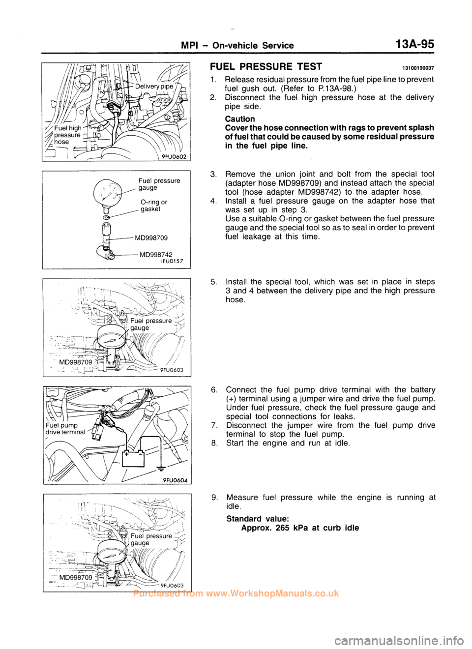 MITSUBISHI CARISMA 1995  Workshop Manual 
 
www.WorkshopManuals.co.uk

 
Purchased from www.WorkshopManuals.co.uk 