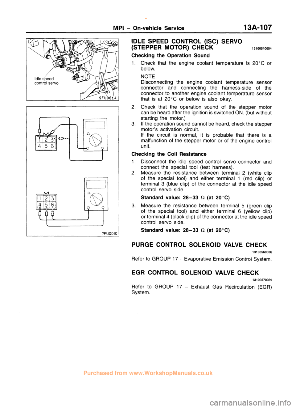 MITSUBISHI CARISMA 1995  Workshop Manual 
 
www.WorkshopManuals.co.uk

 
Purchased from www.WorkshopManuals.co.uk 