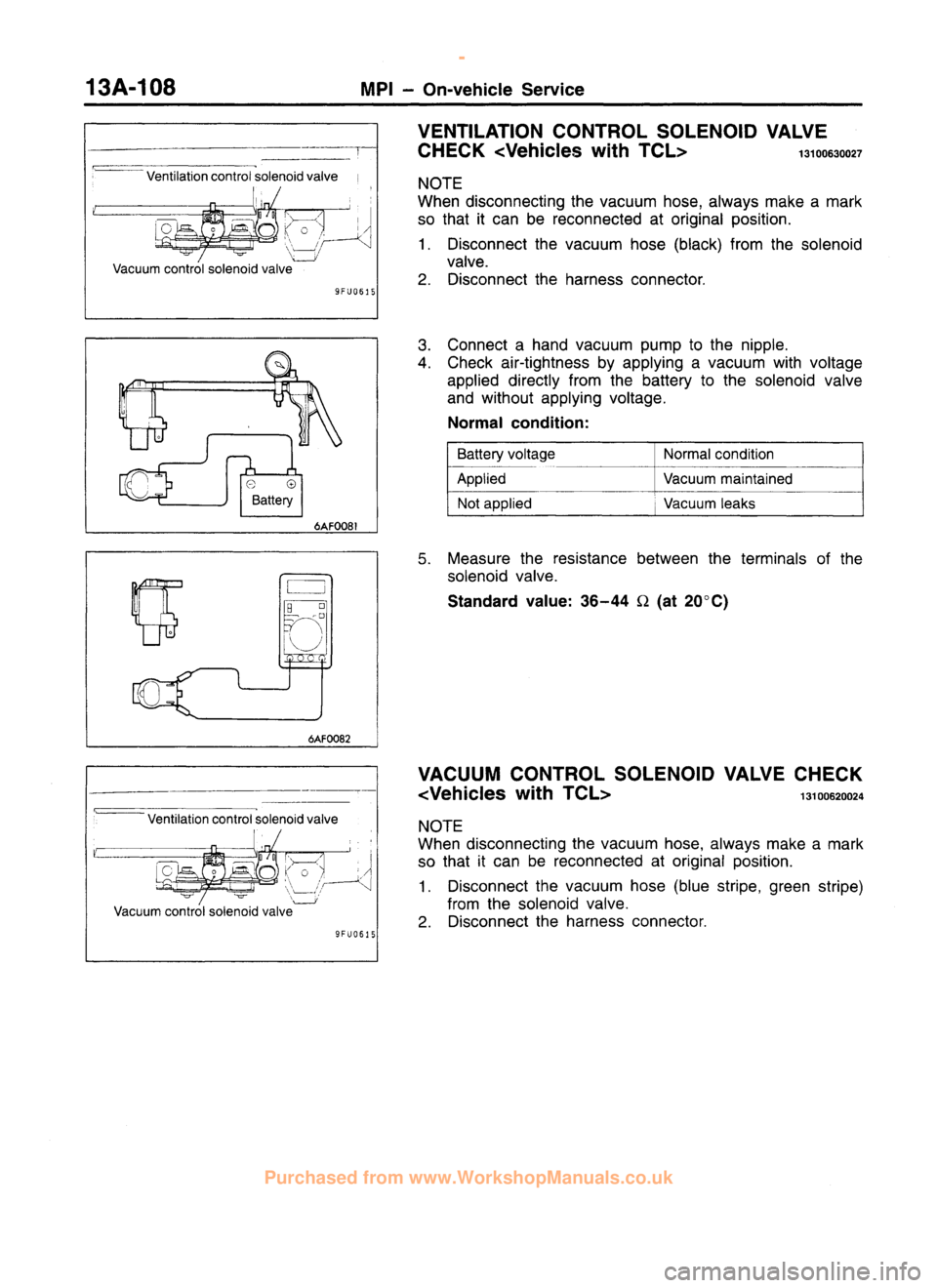 MITSUBISHI CARISMA 1995  Workshop Manual 
 
www.WorkshopManuals.co.uk

 
Purchased from www.WorkshopManuals.co.uk 