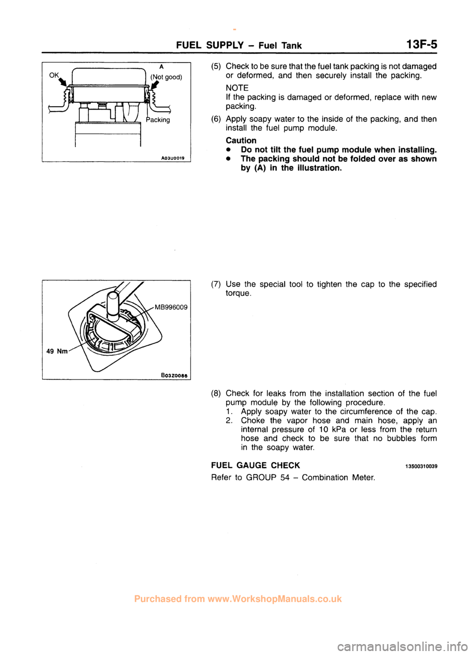 MITSUBISHI CARISMA 1995  Workshop Manual 
 
www.WorkshopManuals.co.uk

 
Purchased from www.WorkshopManuals.co.uk 