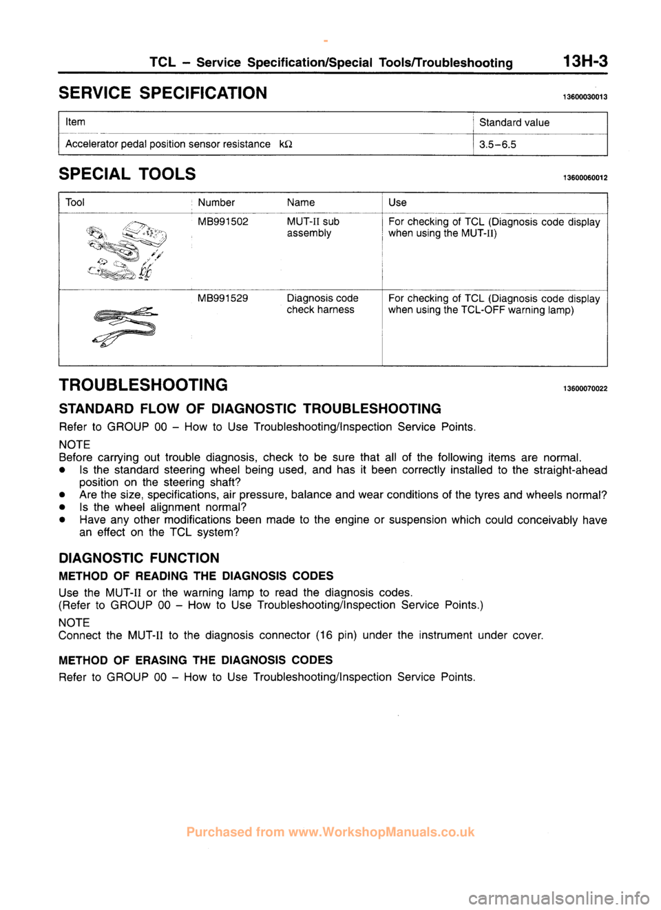 MITSUBISHI CARISMA 1995  Workshop Manual 
 
www.WorkshopManuals.co.uk

 
Purchased from www.WorkshopManuals.co.uk 