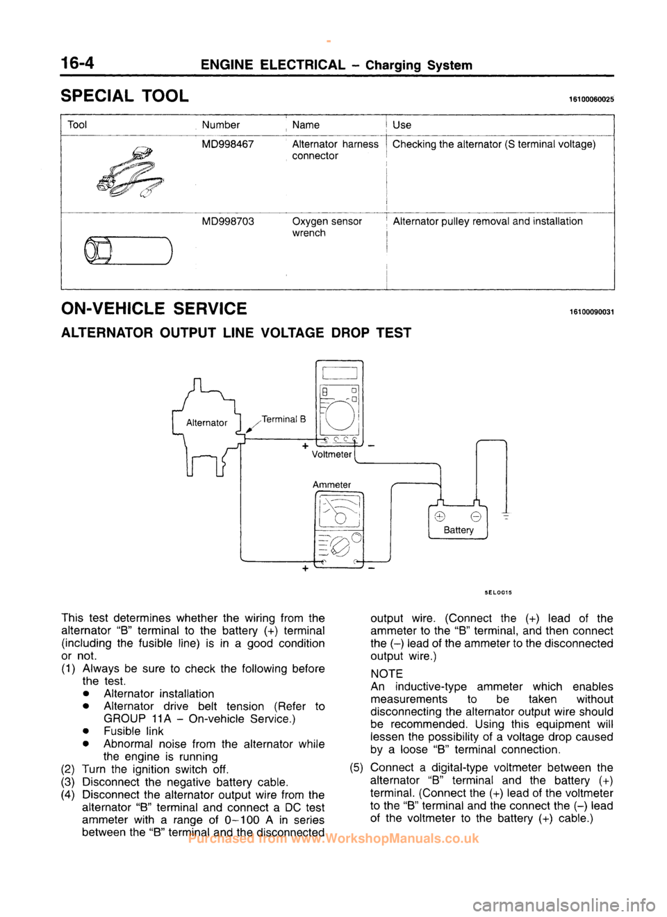 MITSUBISHI CARISMA 1995  Workshop Manual 
 
www.WorkshopManuals.co.uk

 
Purchased from www.WorkshopManuals.co.uk 