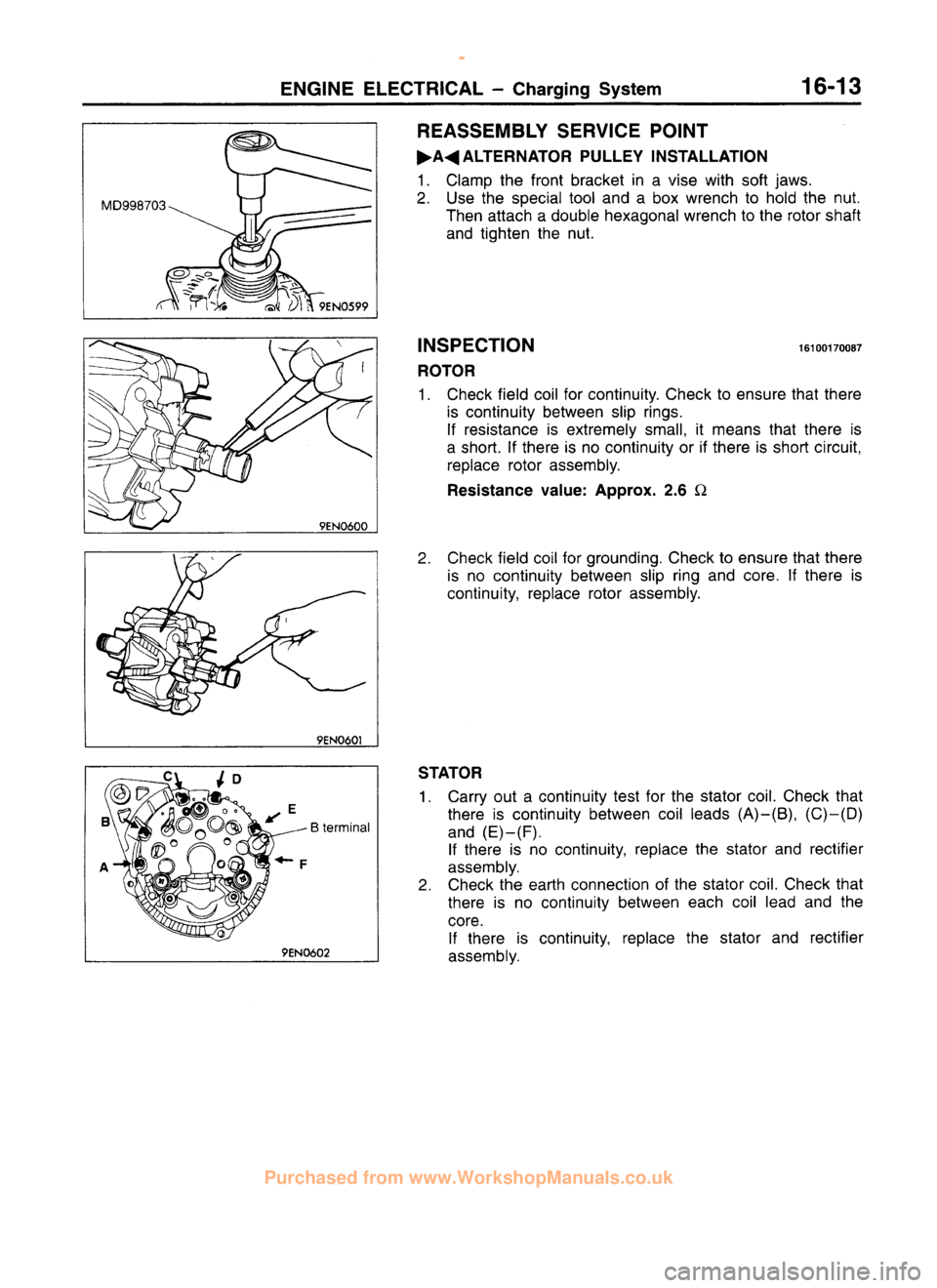 MITSUBISHI CARISMA 1995  Workshop Manual 
 
www.WorkshopManuals.co.uk

 
Purchased from www.WorkshopManuals.co.uk 