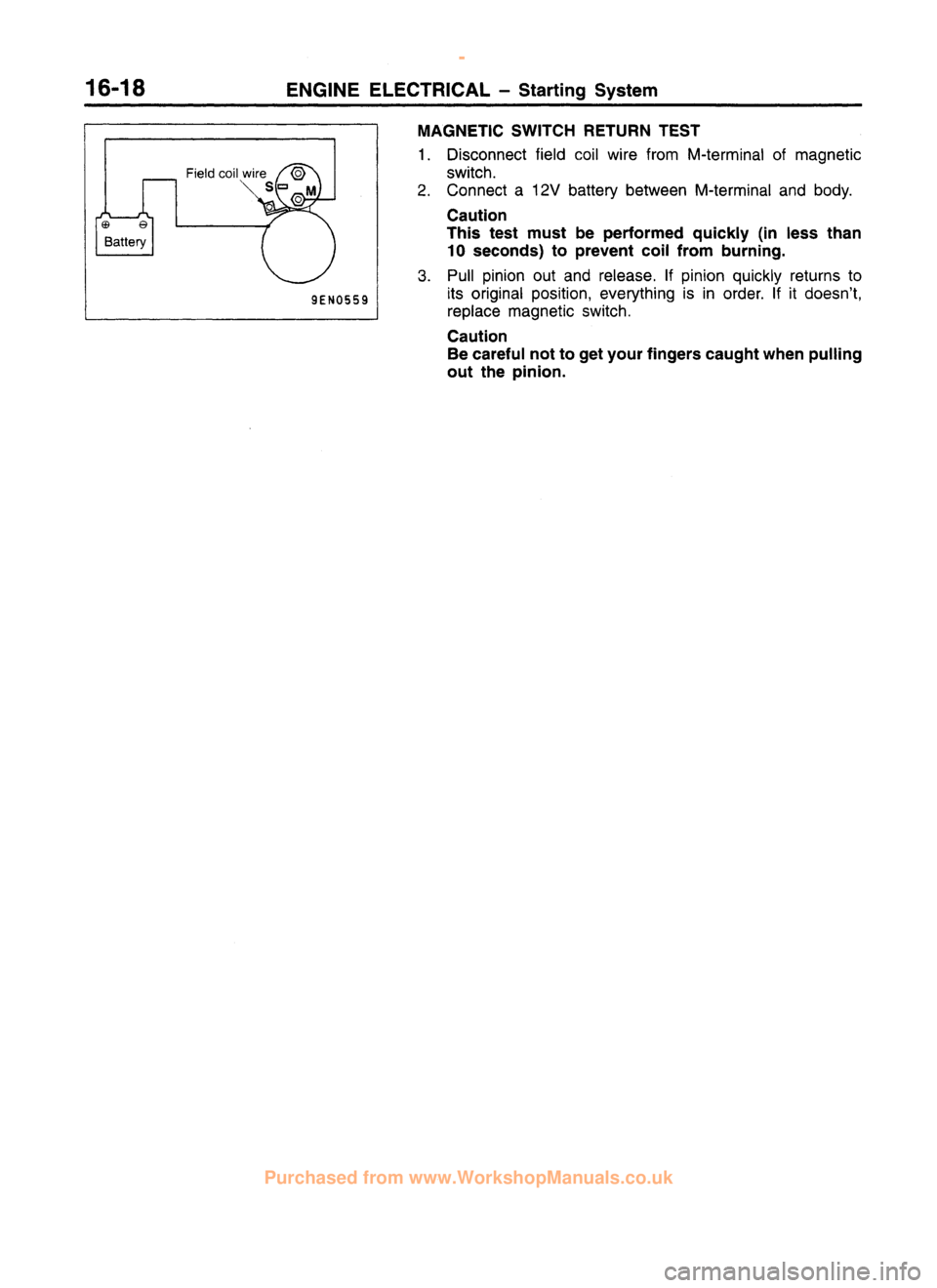 MITSUBISHI CARISMA 1995  Workshop Manual 
 
www.WorkshopManuals.co.uk

 
Purchased from www.WorkshopManuals.co.uk 