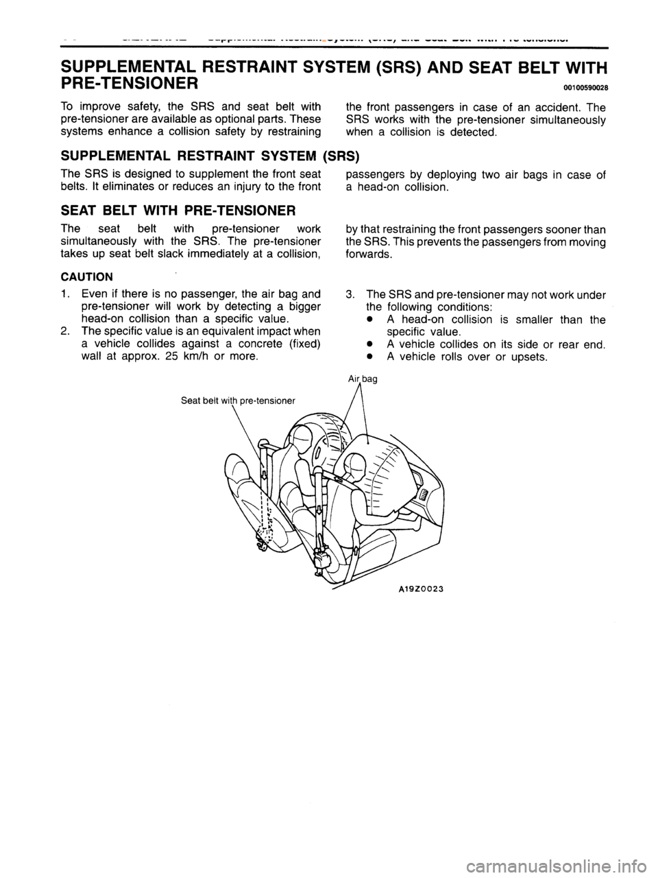 MITSUBISHI CARISMA 1995  Workshop Manual 
 
www.WorkshopManuals.co.uk

 
Purchased from www.WorkshopManuals.co.uk 