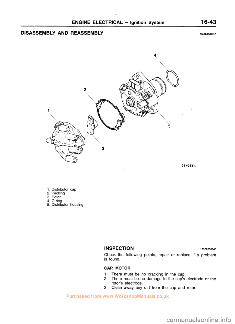 MITSUBISHI CARISMA 1995  Workshop Manual 
 
www.WorkshopManuals.co.uk

 
Purchased from www.WorkshopManuals.co.uk 