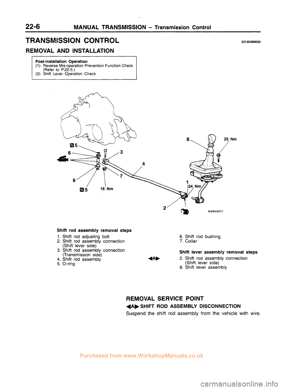 MITSUBISHI CARISMA 1995  Workshop Manual 
 
www.WorkshopManuals.co.uk

 
Purchased from www.WorkshopManuals.co.uk 