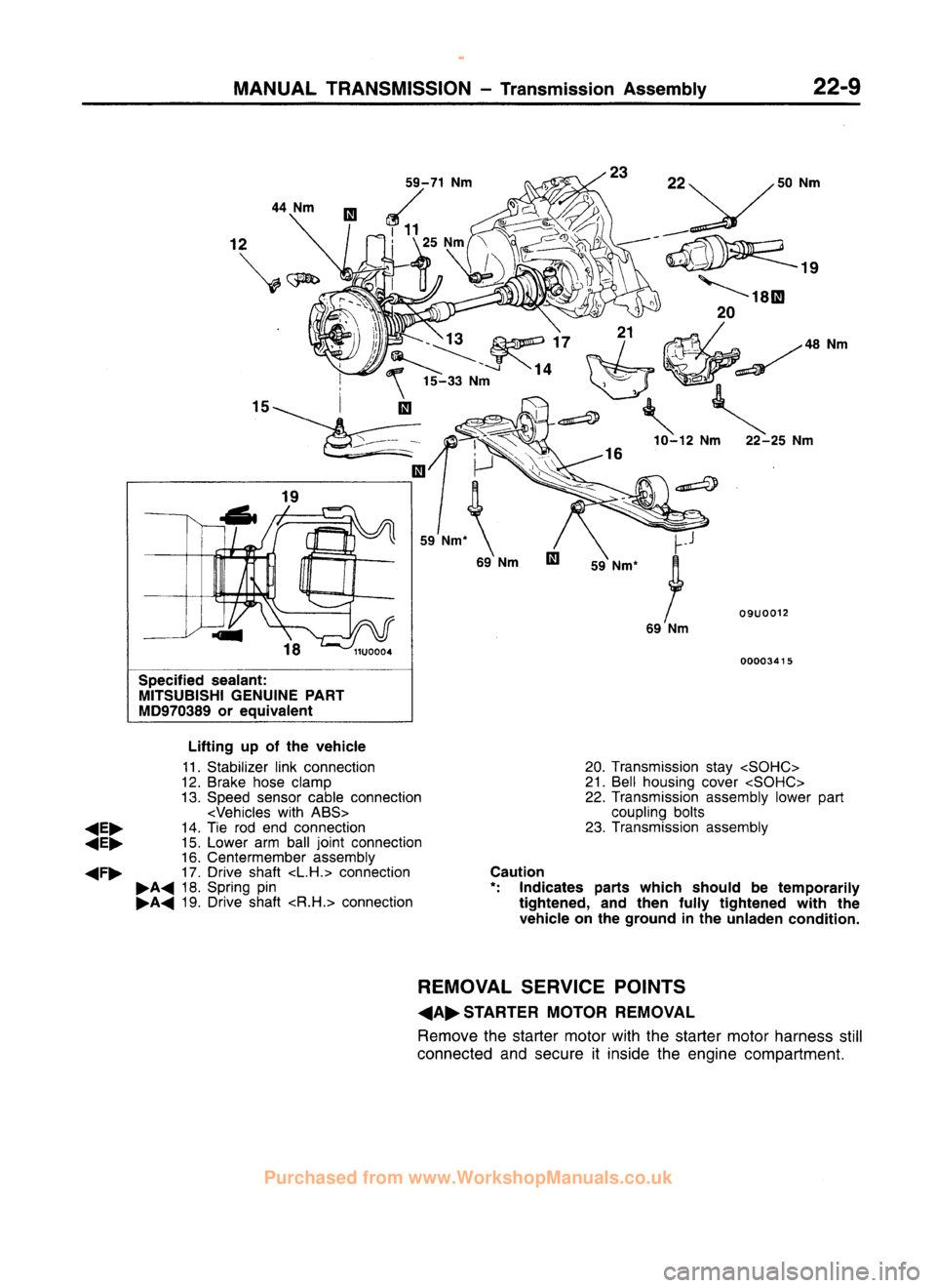 MITSUBISHI CARISMA 1995  Workshop Manual 
 
www.WorkshopManuals.co.uk

 
Purchased from www.WorkshopManuals.co.uk 