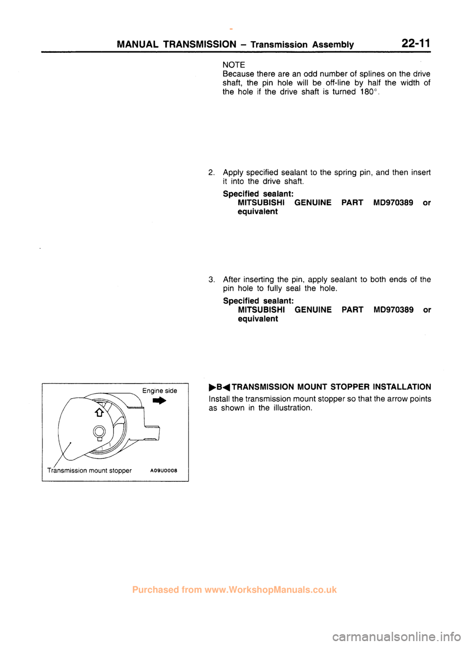 MITSUBISHI CARISMA 1995  Workshop Manual 
 
www.WorkshopManuals.co.uk

 
Purchased from www.WorkshopManuals.co.uk 