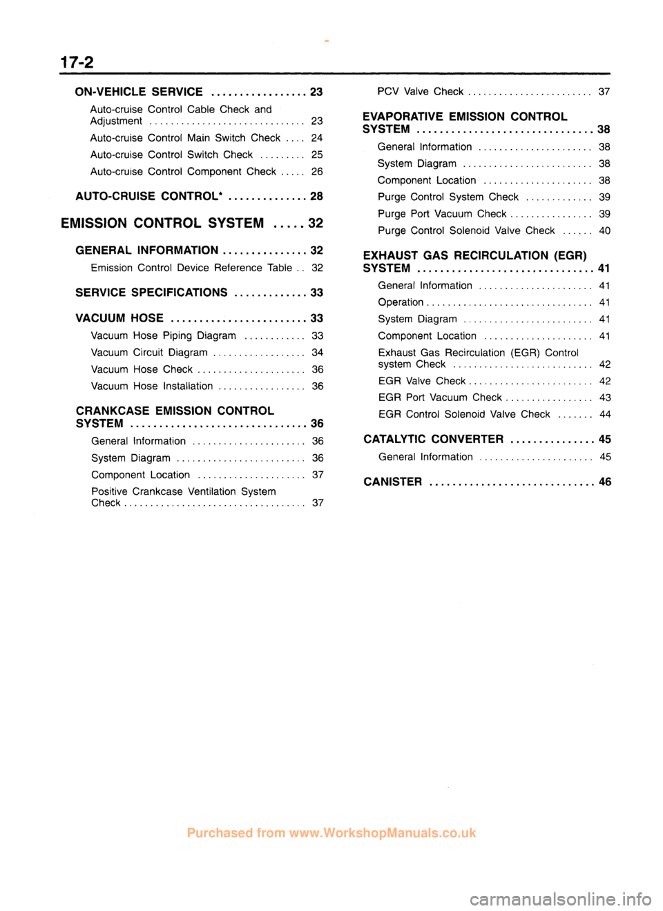 MITSUBISHI CARISMA 1995  Workshop Manual 
 
www.WorkshopManuals.co.uk

 
Purchased from www.WorkshopManuals.co.uk 