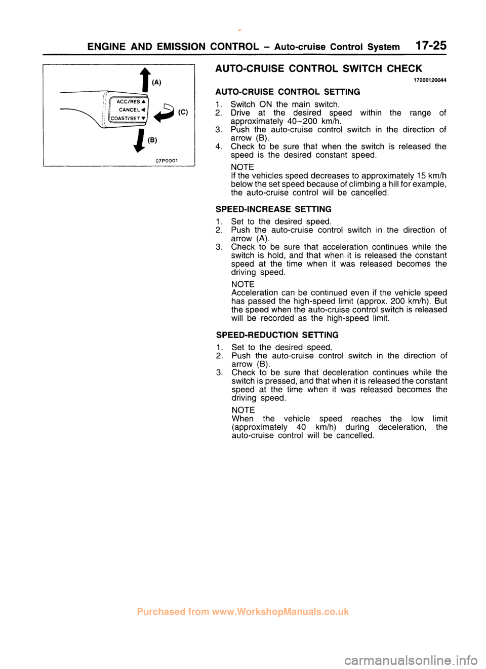 MITSUBISHI CARISMA 1995  Workshop Manual 
 
www.WorkshopManuals.co.uk

 
Purchased from www.WorkshopManuals.co.uk 