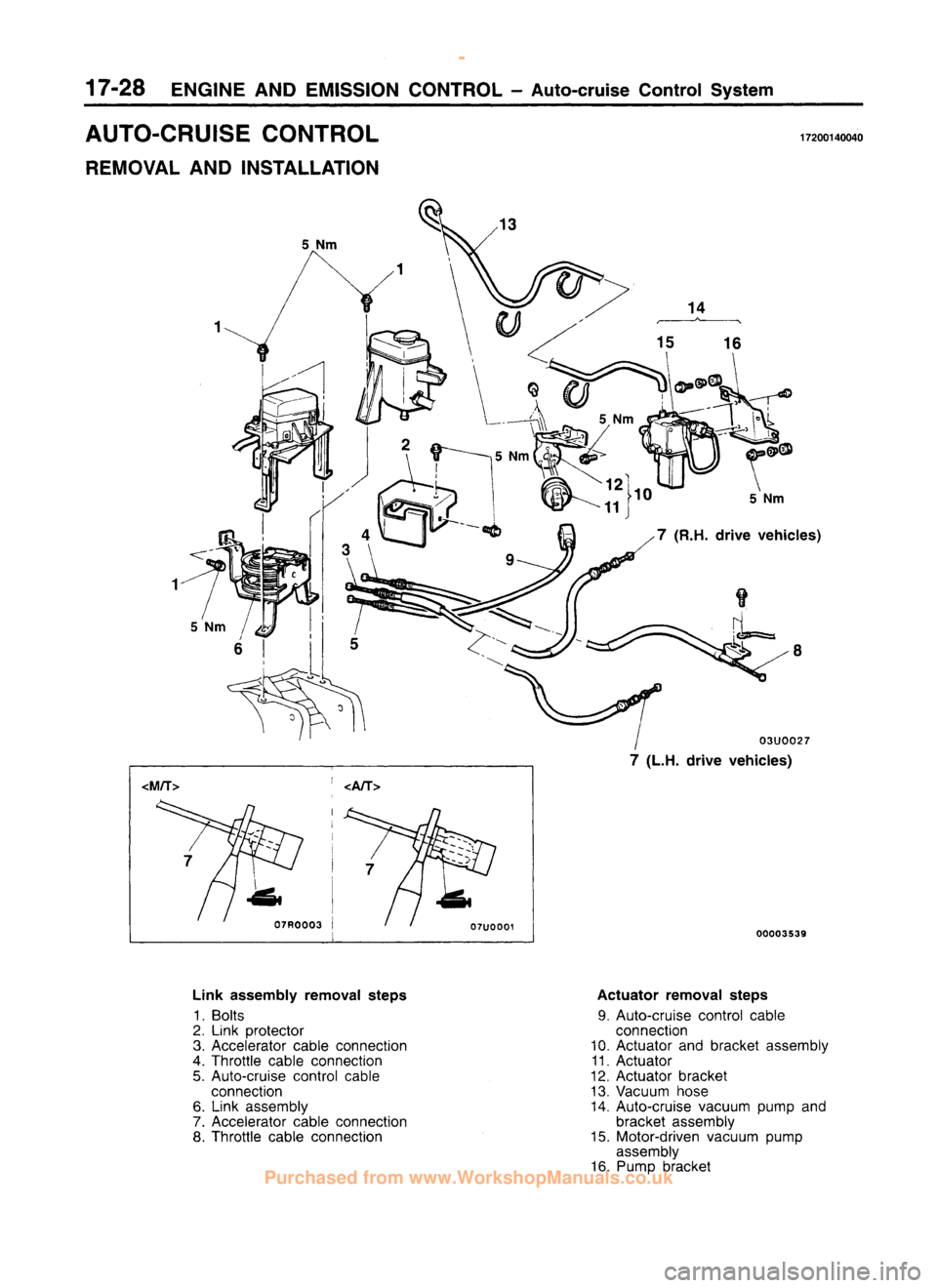 MITSUBISHI CARISMA 1995  Workshop Manual 
 
www.WorkshopManuals.co.uk

 
Purchased from www.WorkshopManuals.co.uk 