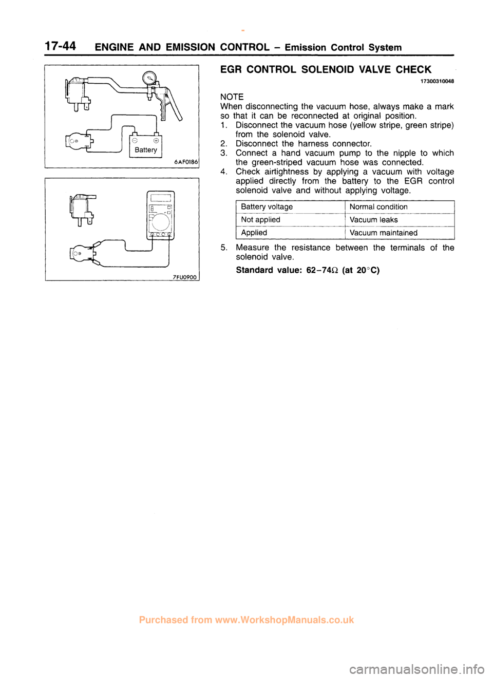 MITSUBISHI CARISMA 1995  Workshop Manual 
 
www.WorkshopManuals.co.uk

 
Purchased from www.WorkshopManuals.co.uk 