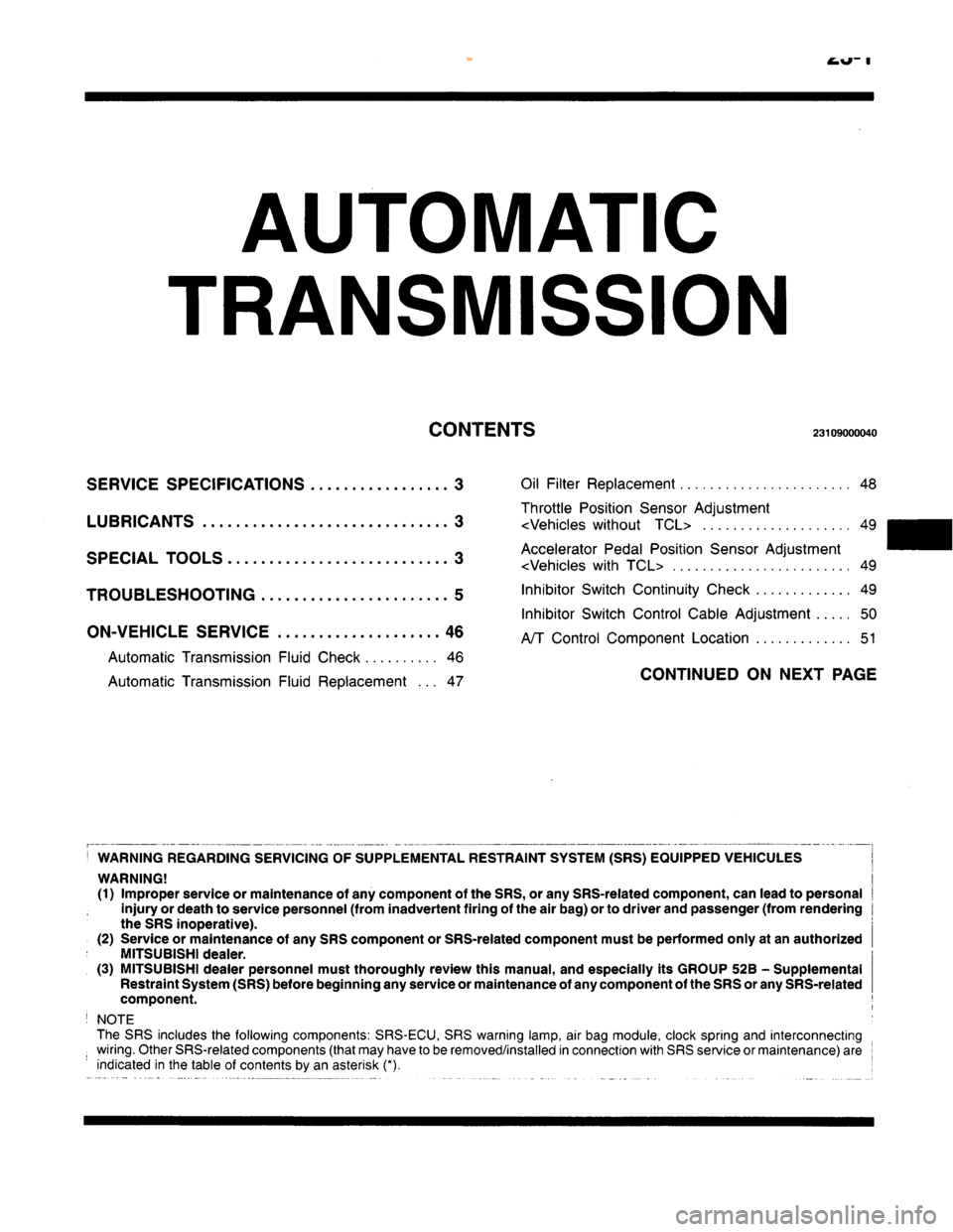 MITSUBISHI CARISMA 1995  Workshop Manual 
 
www.WorkshopManuals.co.uk

 
Purchased from www.WorkshopManuals.co.uk 