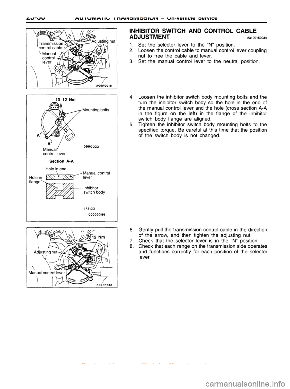 MITSUBISHI CARISMA 1995  Workshop Manual 
 
www.WorkshopManuals.co.uk

 
Purchased from www.WorkshopManuals.co.uk 