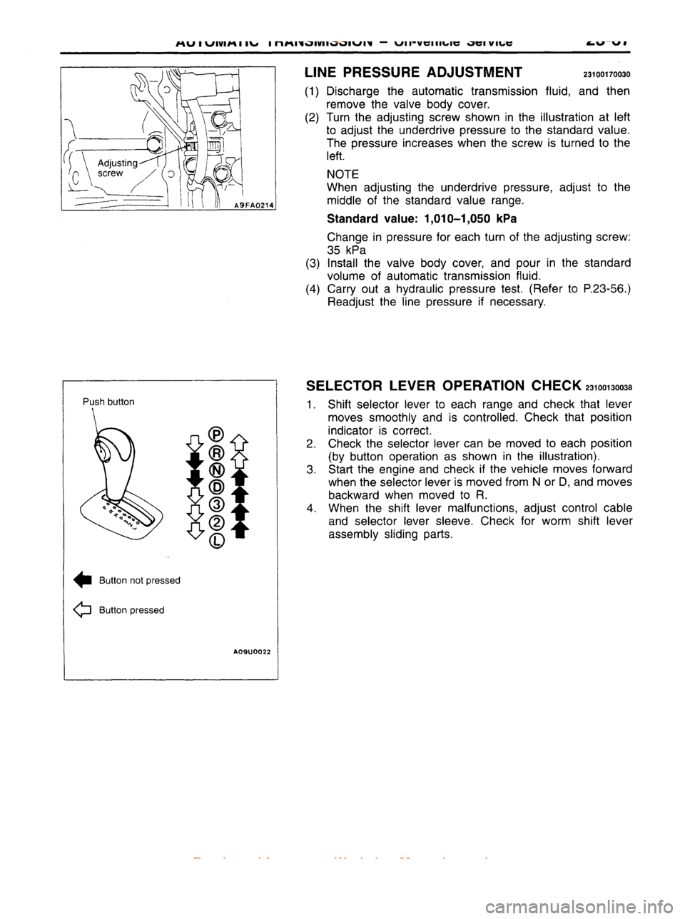MITSUBISHI CARISMA 1995  Workshop Manual 
 
www.WorkshopManuals.co.uk

 
Purchased from www.WorkshopManuals.co.uk 