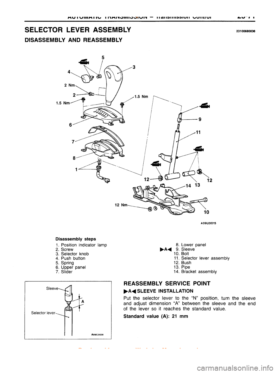 MITSUBISHI CARISMA 1995  Workshop Manual 
 
www.WorkshopManuals.co.uk

 
Purchased from www.WorkshopManuals.co.uk 